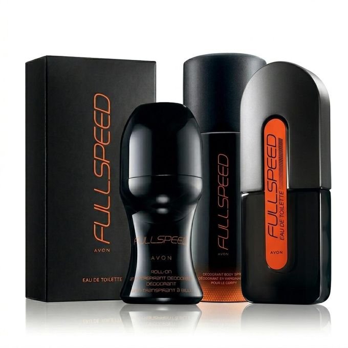 Pack Full Speed Avon Homme – Parfum 75ml + Déo Stick + Déo Spray