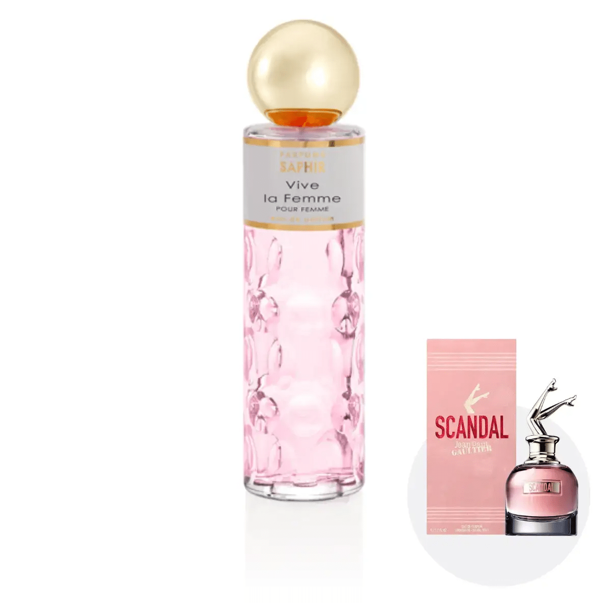 Parfum Saphir Vive La Femme 30 ml dupe Scandal Maroc